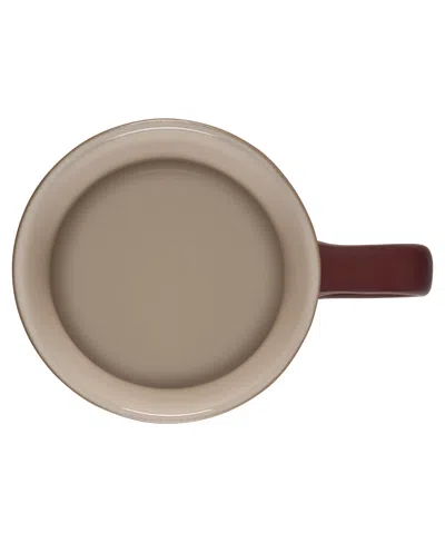 Le Creuset 14 Ounce Enameled Signature Stoneware Coffee Mug In Brown