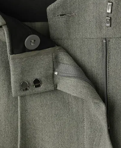 Mango Women's Pleated Straight-leg Suit Pants In Green