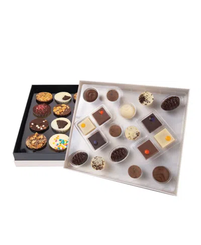 Astor Chocolate Holiday Grand Elite Truffle Cup Gift Box, 38-pc. In Transparent