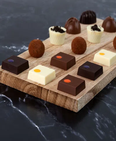 Astor Chocolate Holiday Grand Elite Truffle Cup Gift Box, 38-pc. In Transparent