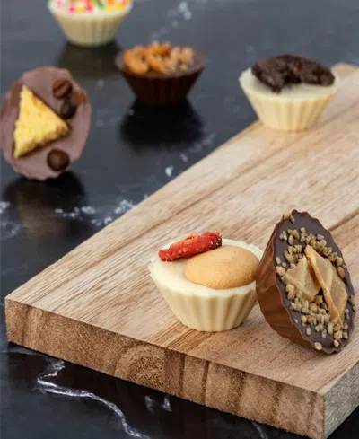 Astor Chocolate Holiday Grand Elite Truffle Cup Gift Box, 38-pc. In Transparent