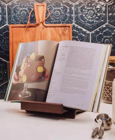 Toscana Cookbook 9.9" Tablet Stand In Brown