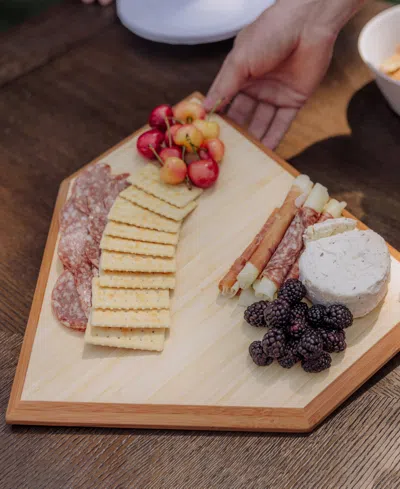 Toscana Baseball Home Plate 13" Serving Board In Brown