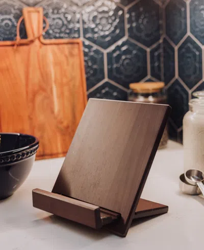 Toscana Cookbook 9.9" Tablet Stand In Brown