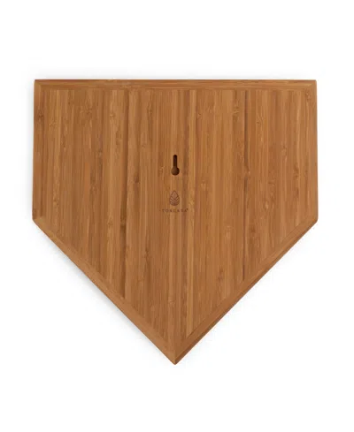Toscana Baseball Home Plate 13" Serving Board In Brown