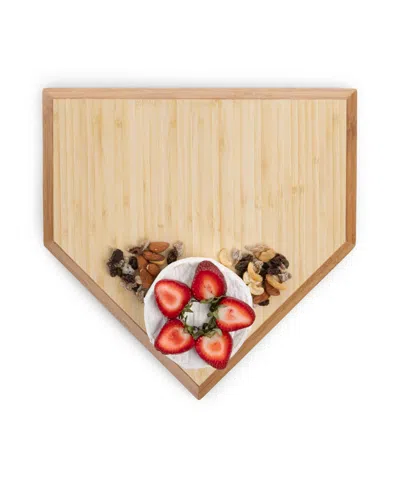Toscana Baseball Home Plate 13" Serving Board In Brown