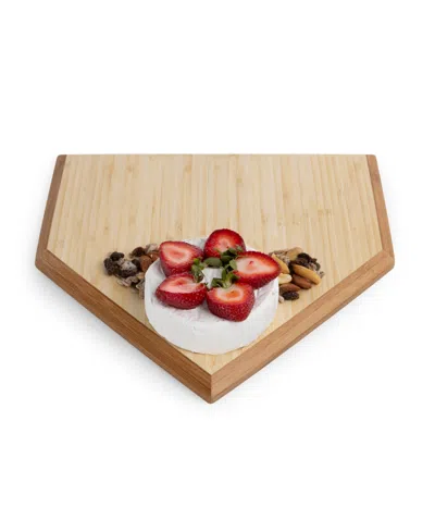 Toscana Baseball Home Plate 13" Serving Board In Brown