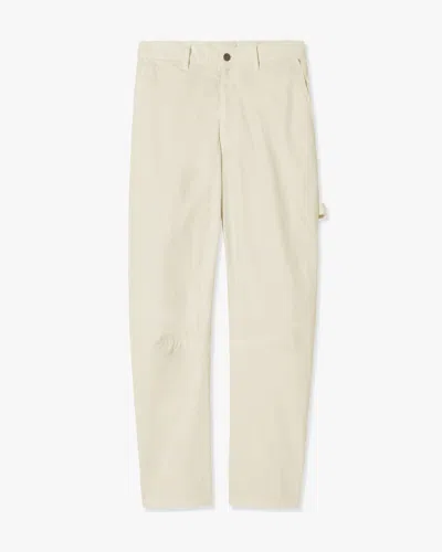 Nili Lotan Carpenter Cotton Pant In Brown