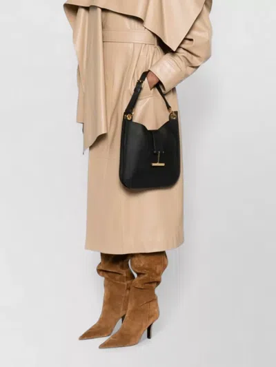 Tom Ford Tara Small Leather Shoulder Bag Top Handle