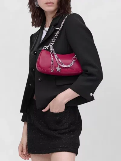 Marc Jacobs Leather Shoulder Bag Top Handle Chain In Pink