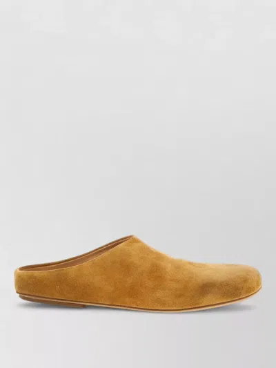 Marsèll Passo Flat Sole Square Toe Sandals In Brown