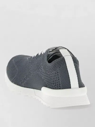 Kiton Fits Mesh Sneakers Pull Tab Rubber Sole In Multi