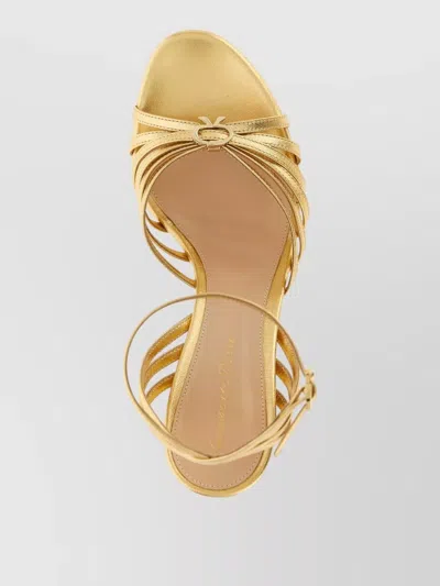 Gianvito Rossi Rita Sandals Open Toe Block Heel In Multi