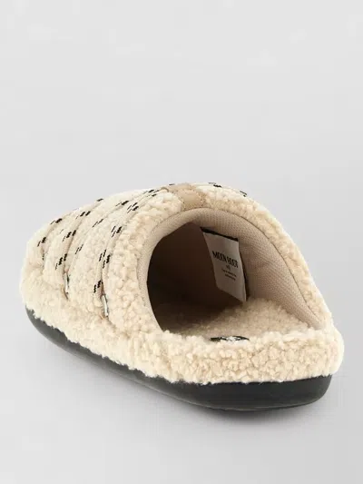 Moon Boot Mb Teddy Slipper Slipper-mule In Beige Shearling