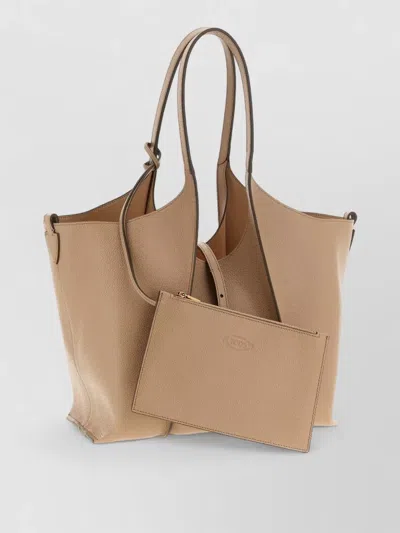Tod's T Timeless Shoulder Bags Beige