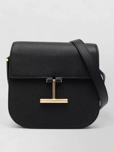 Tom Ford Tara Mini Leather Shoulder Bag Chain In Black