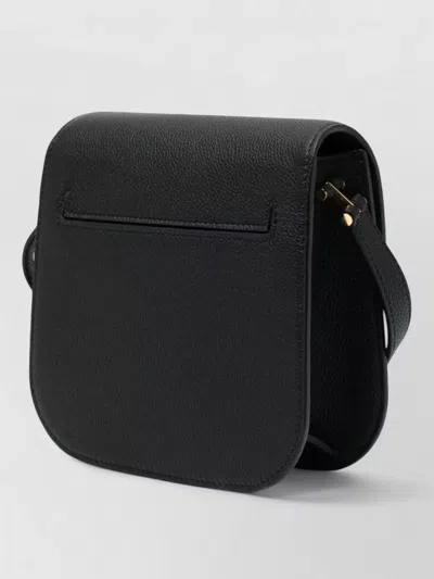 Tom Ford Tara Mini Leather Shoulder Bag Chain In Black