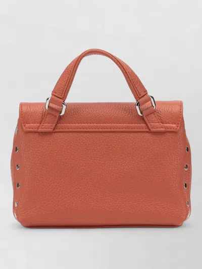 Zanellato Shoulder Bag Adjustable Strap Metal Hardware In Orange