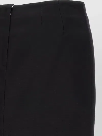 Dolce & Gabbana High Waist Short Skirt Sicily Collection In Black
