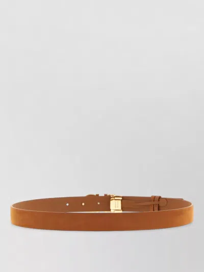 Ferragamo Gancini Reversible Belt Adjustable Length In Brown