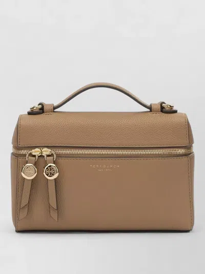 Tory Burch Crossbody Satchel Bag Adjustable Strap Top Handle In Brown