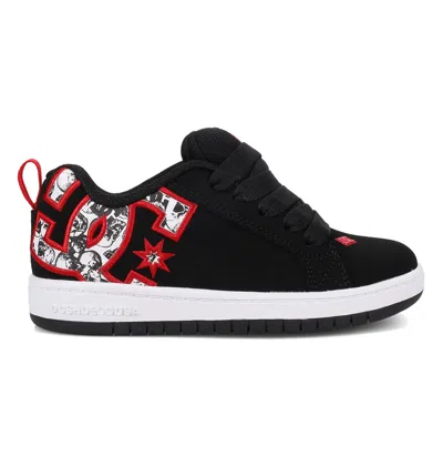 Dc Shoes Kids' Court Graffik Shoes In Black