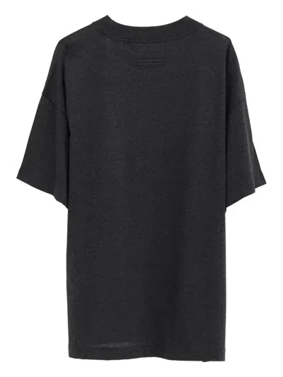 Essentials Embroidered-logo T-shirt In Black