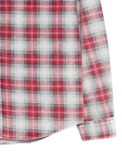 Stussy Dax Plaid-pattern Shirt In Red