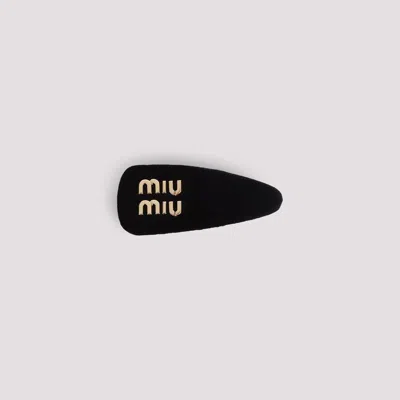 Miu Miu Hair Pin In Black
