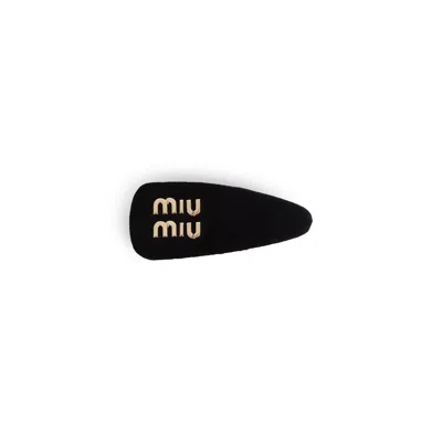 Miu Miu Hair Pin In Black