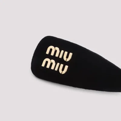 Miu Miu Hair Pin In Black