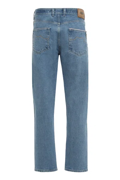 Moorer Slim Fit Jeans In Blue