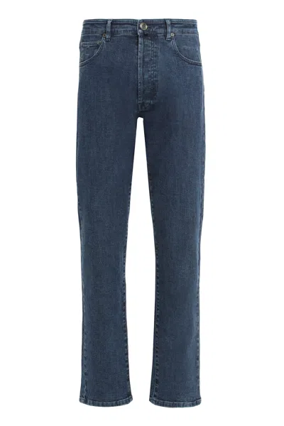 Moorer Slim Fit Jeans In Blue