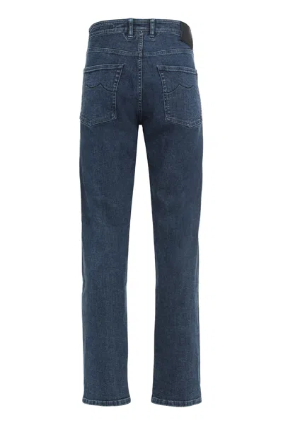 Moorer Slim Fit Jeans In Blue