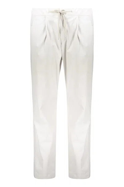 Herno Technical Fabric Trousers In Gray