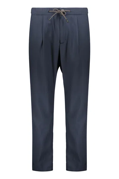 Herno Modern Casual Pants Made Of Quality Fabric In Blue