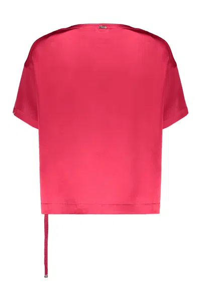 Herno Elegant Blouse In Red