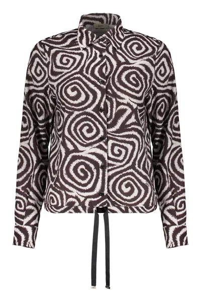Herno Shirt With Jacquard Pattern In Multi