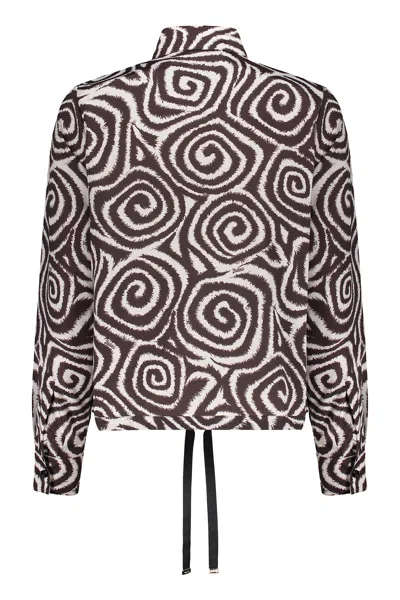 Herno Shirt With Jacquard Pattern In Multi