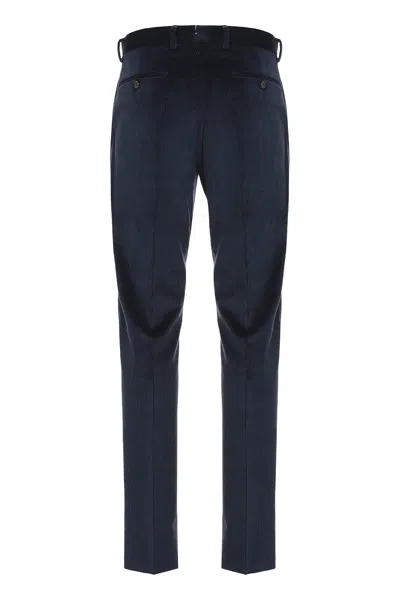Moorer Corduroy Pants In Blue