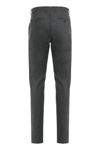 Moorer Cotton Pants In Gray