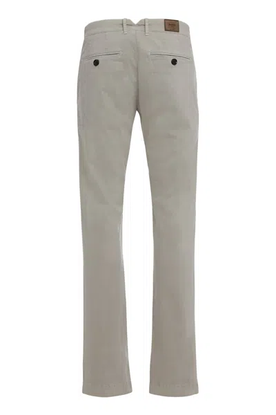 Moorer Cotton Blend Pants In Gray
