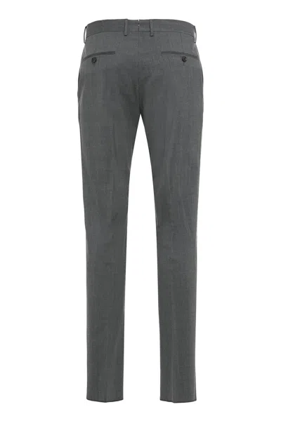 Moorer Virgin Wool Pants In Gray