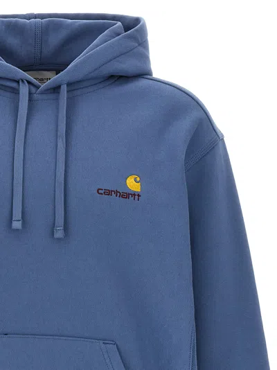 Carhartt Hoodie With American Script Design In Blue