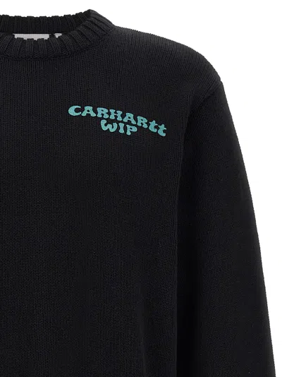 Carhartt Helix Sweater In Cotton Blend In Black
