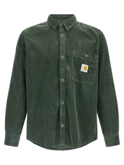Carhartt Flint Shirt In Green