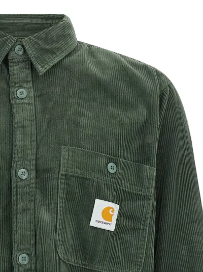 Carhartt Flint Shirt In Green