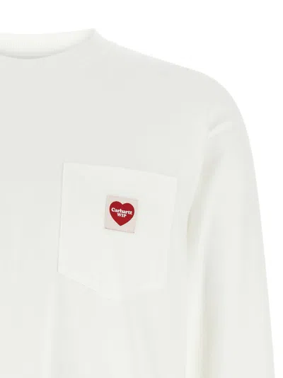 Carhartt Pocket Heart T-shirt In White