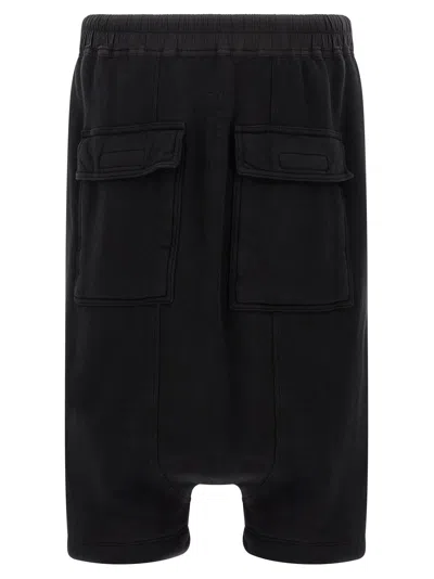 Drkshdw Drawstring Pods Bermuda Shorts In Black