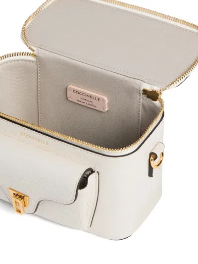 Coccinelle Mini Beat Generation Cross Body Bag In White